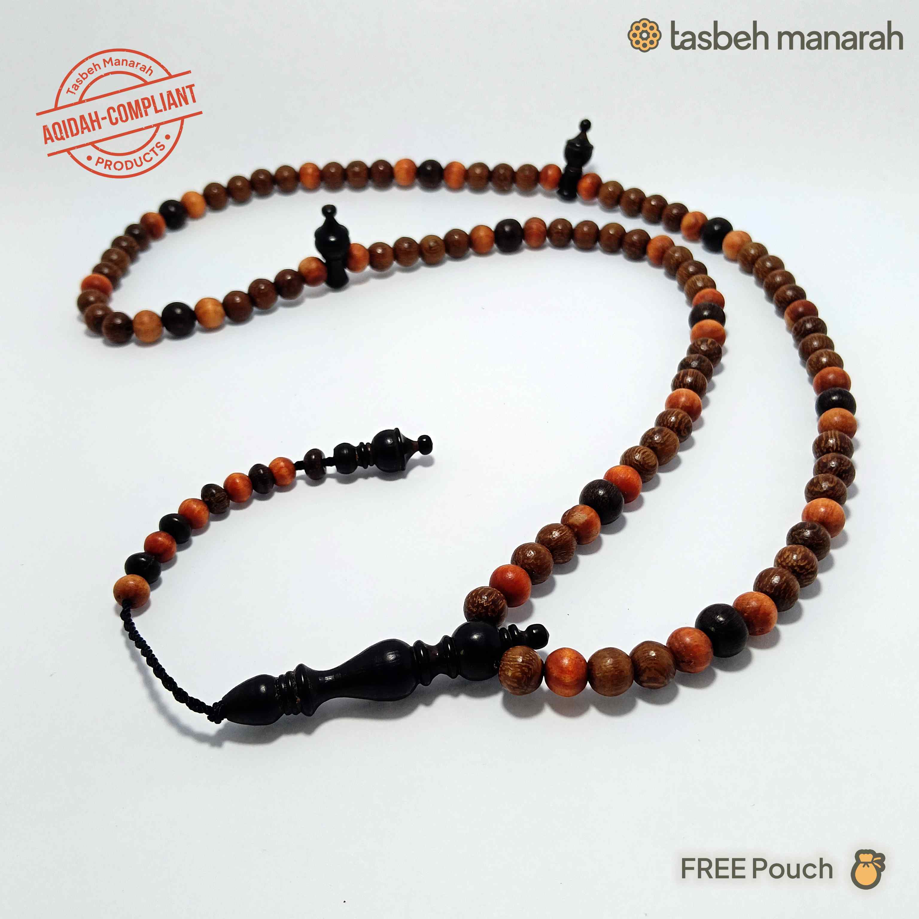Earth Tone v2 Tasbih - 8mm