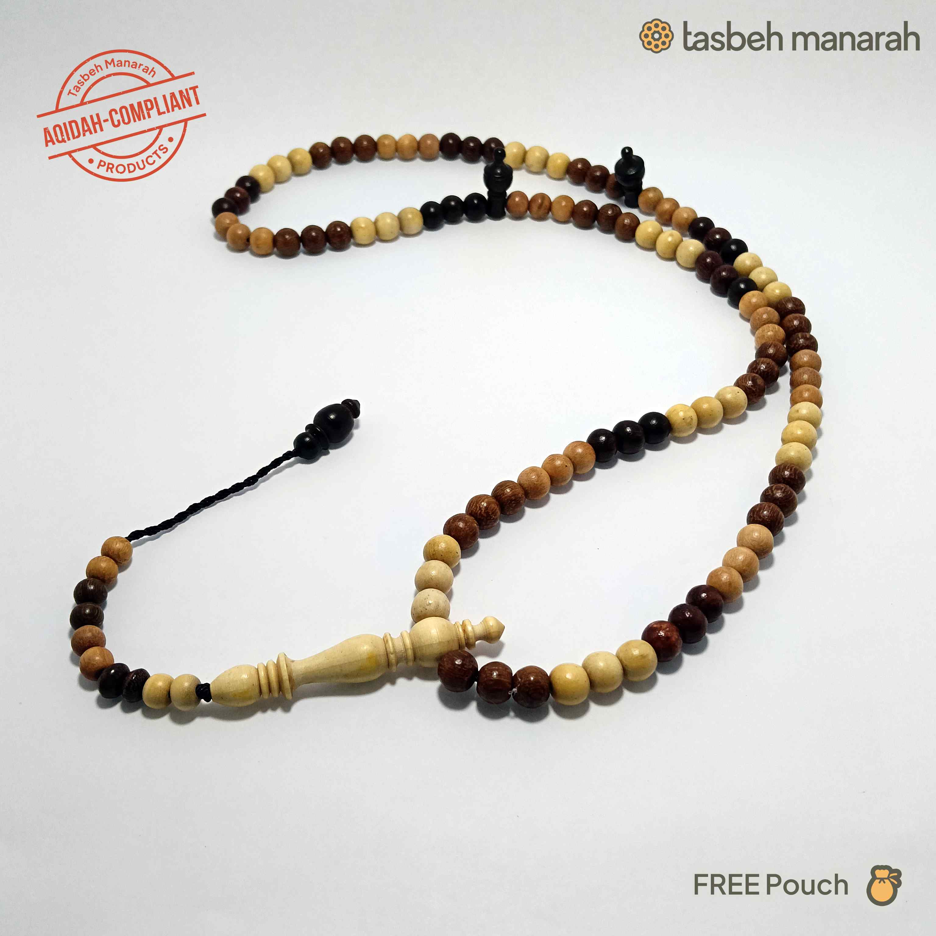 Earth Tone v3 Tasbih - 8mm