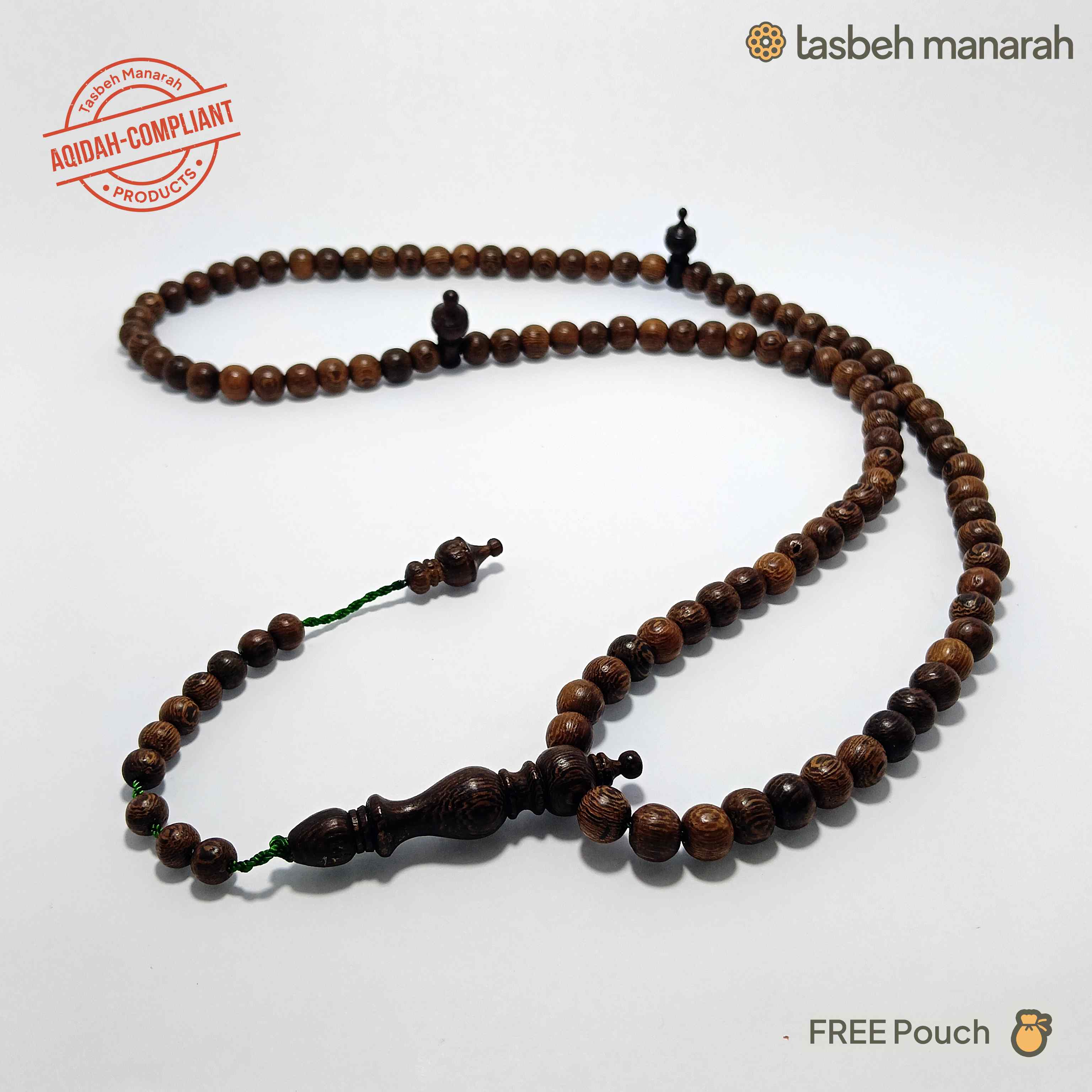 Heritage Cocoa Tasbih - 8mm