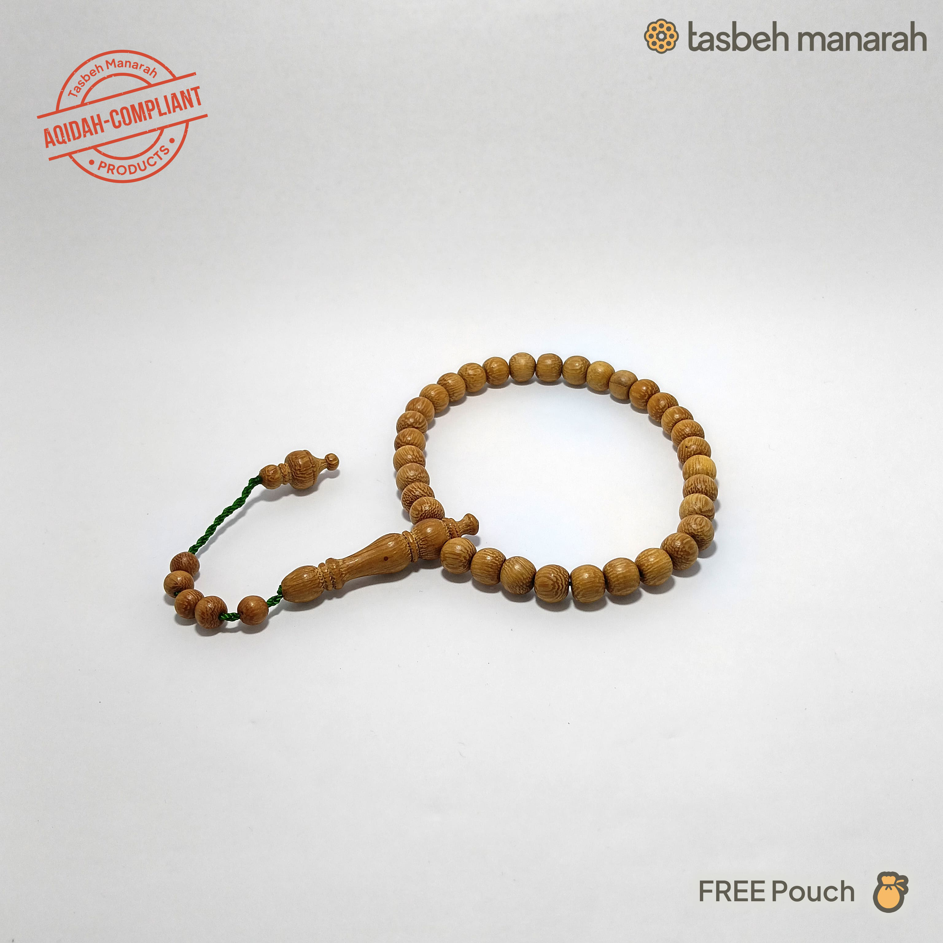 Daily Beige Tasbih - 8mm