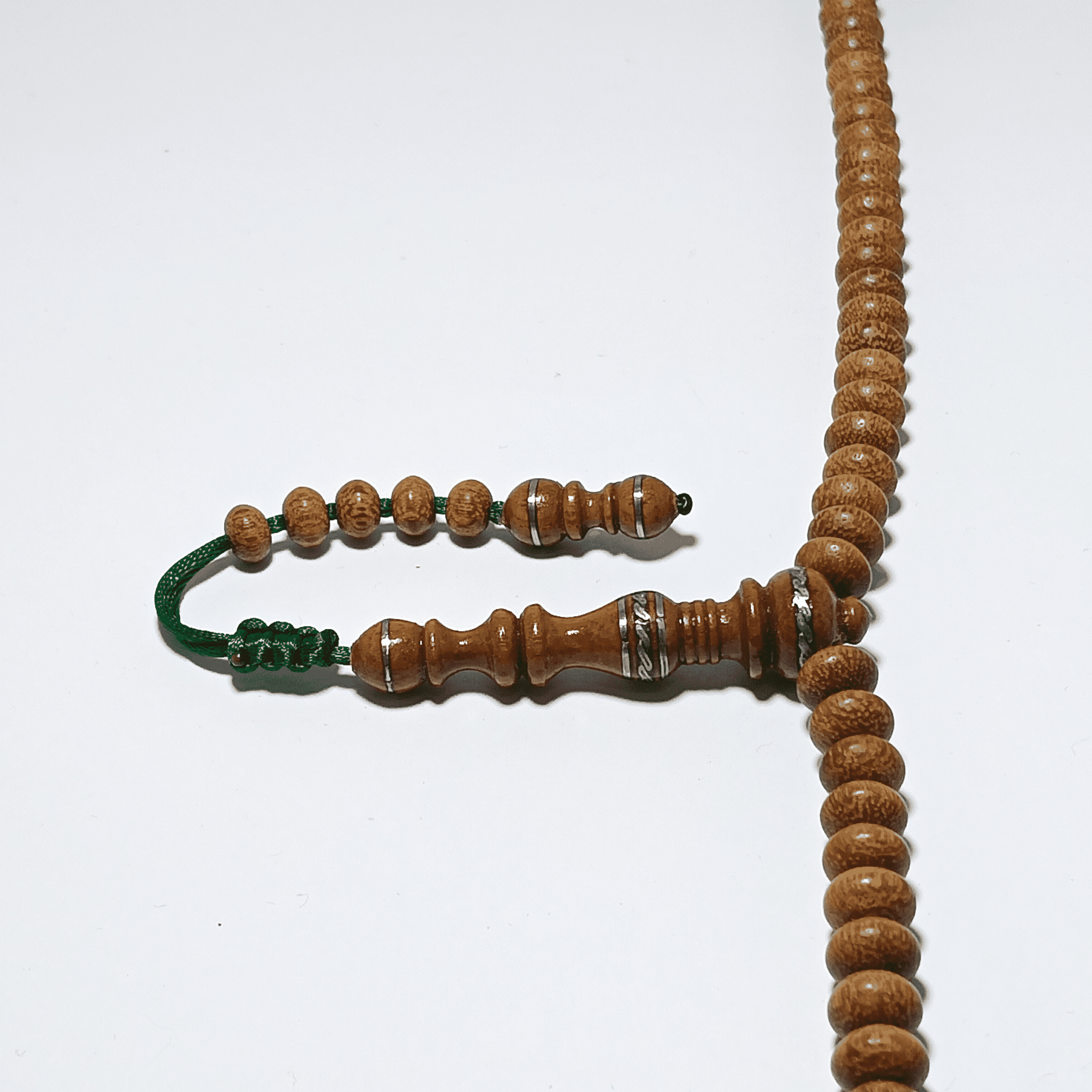 Suluk Belian Sarawak Silver Tasbih - 10mm 2