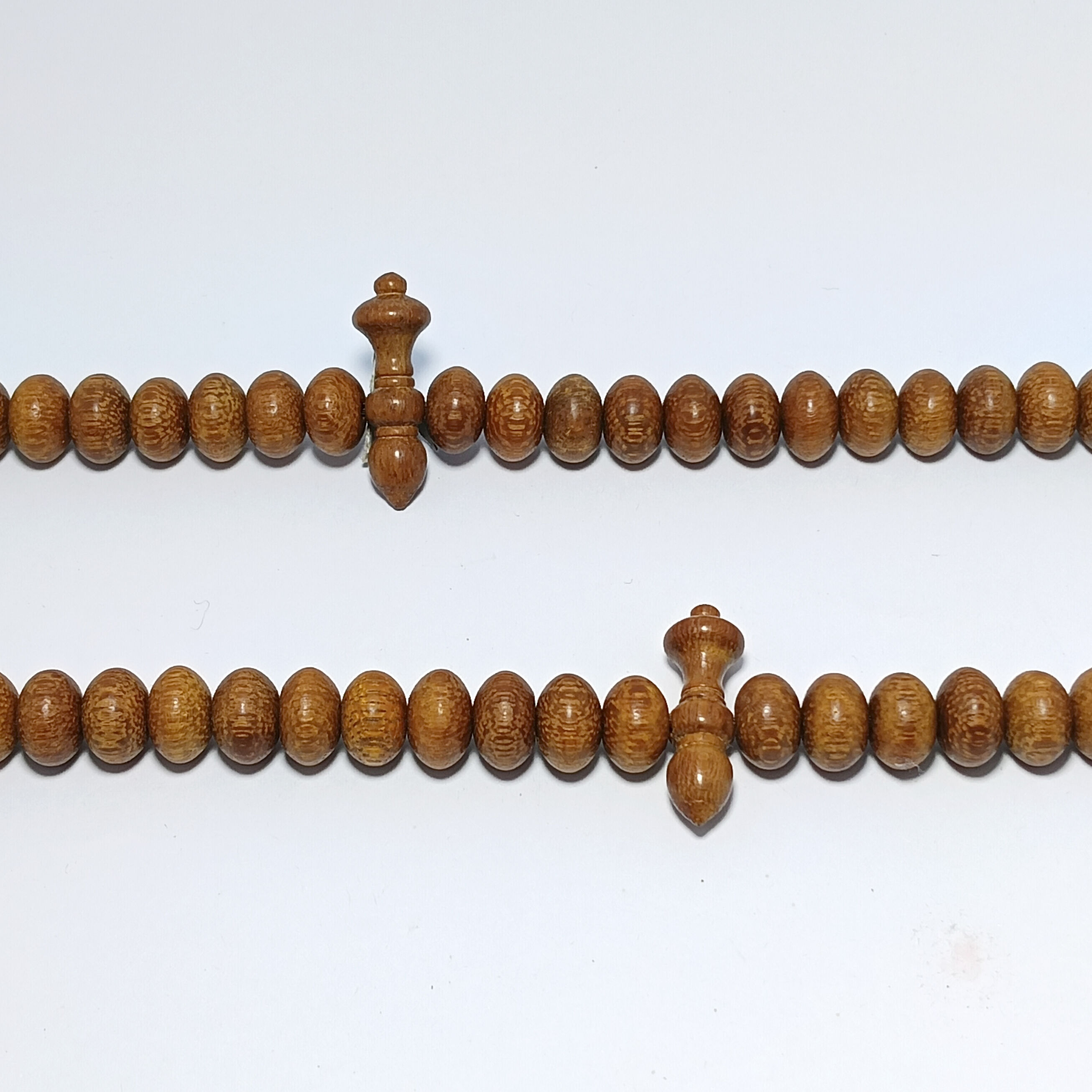 Belian Sarawak Silver Tasbih - Oval, 10mm 3