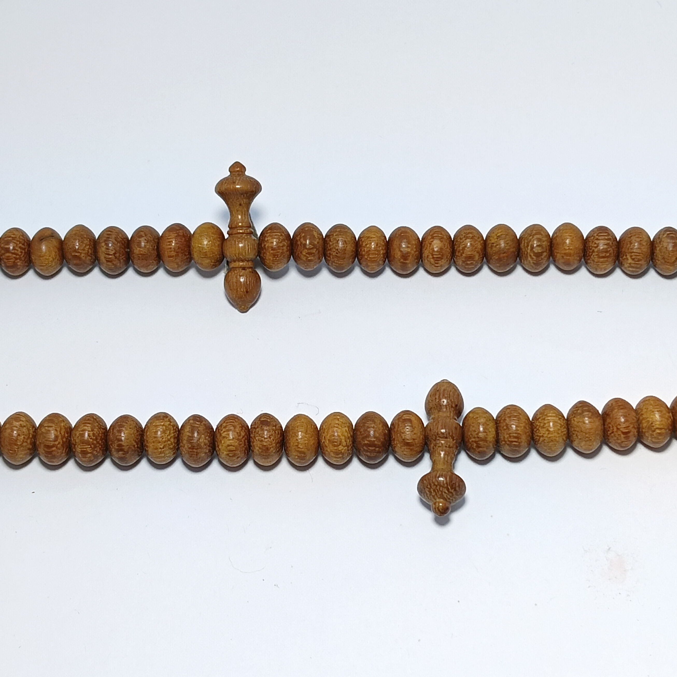 Belian Sarawak Silver Tasbih - Oval, 8mm 3
