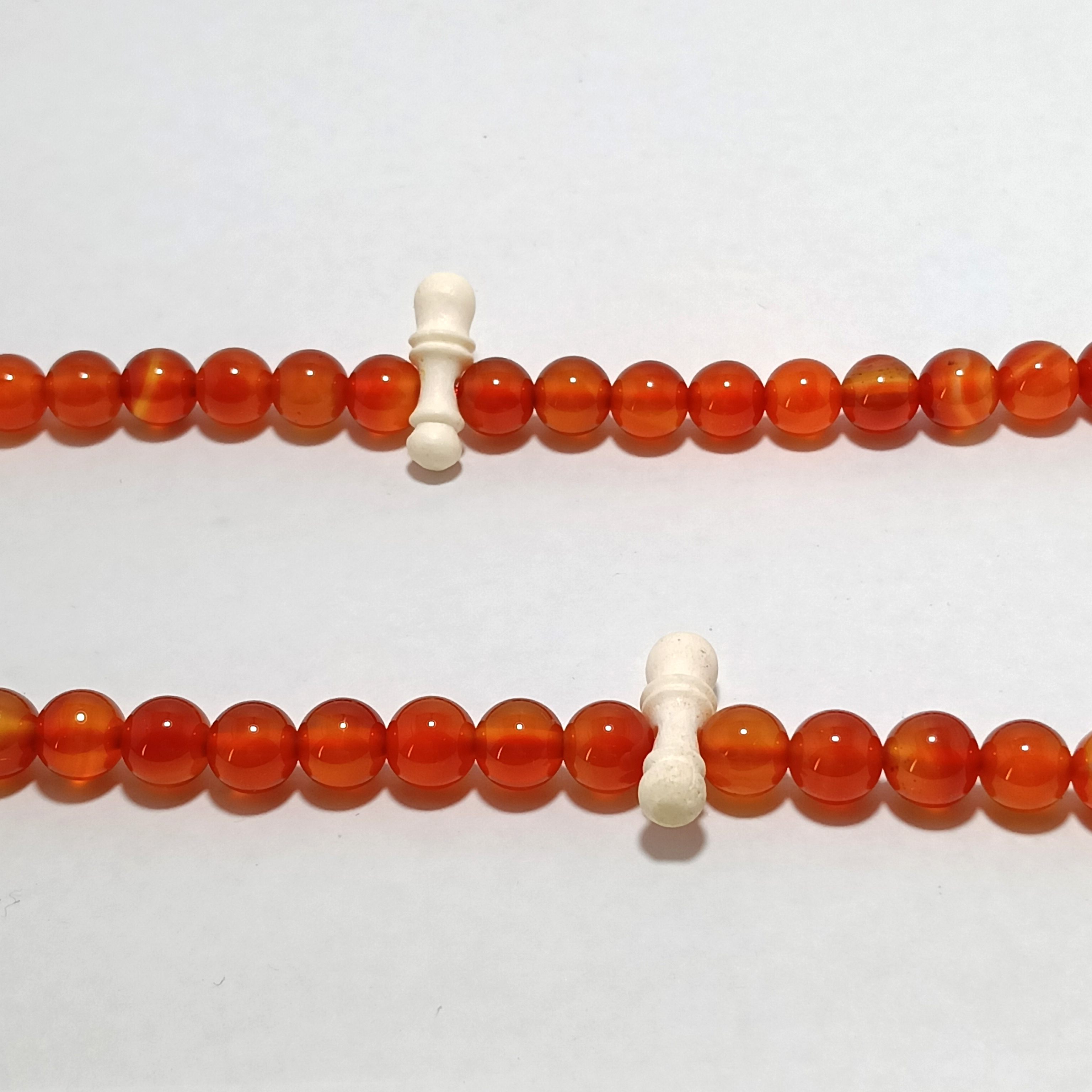 Tasbih Gemstone: Honey Agate - 99 Beads 3