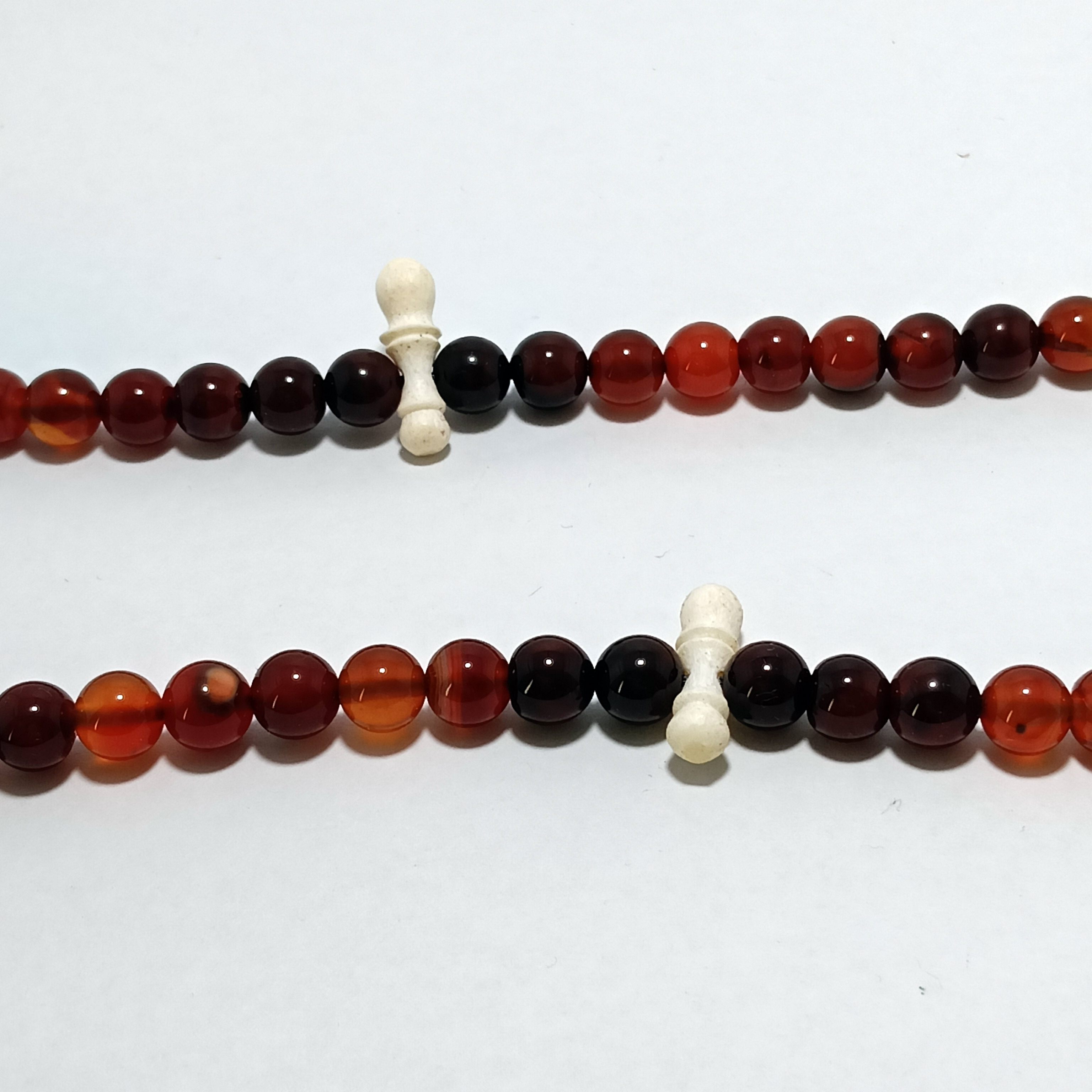 Tasbih Gemstone: Carnelian - 99 Beads 3
