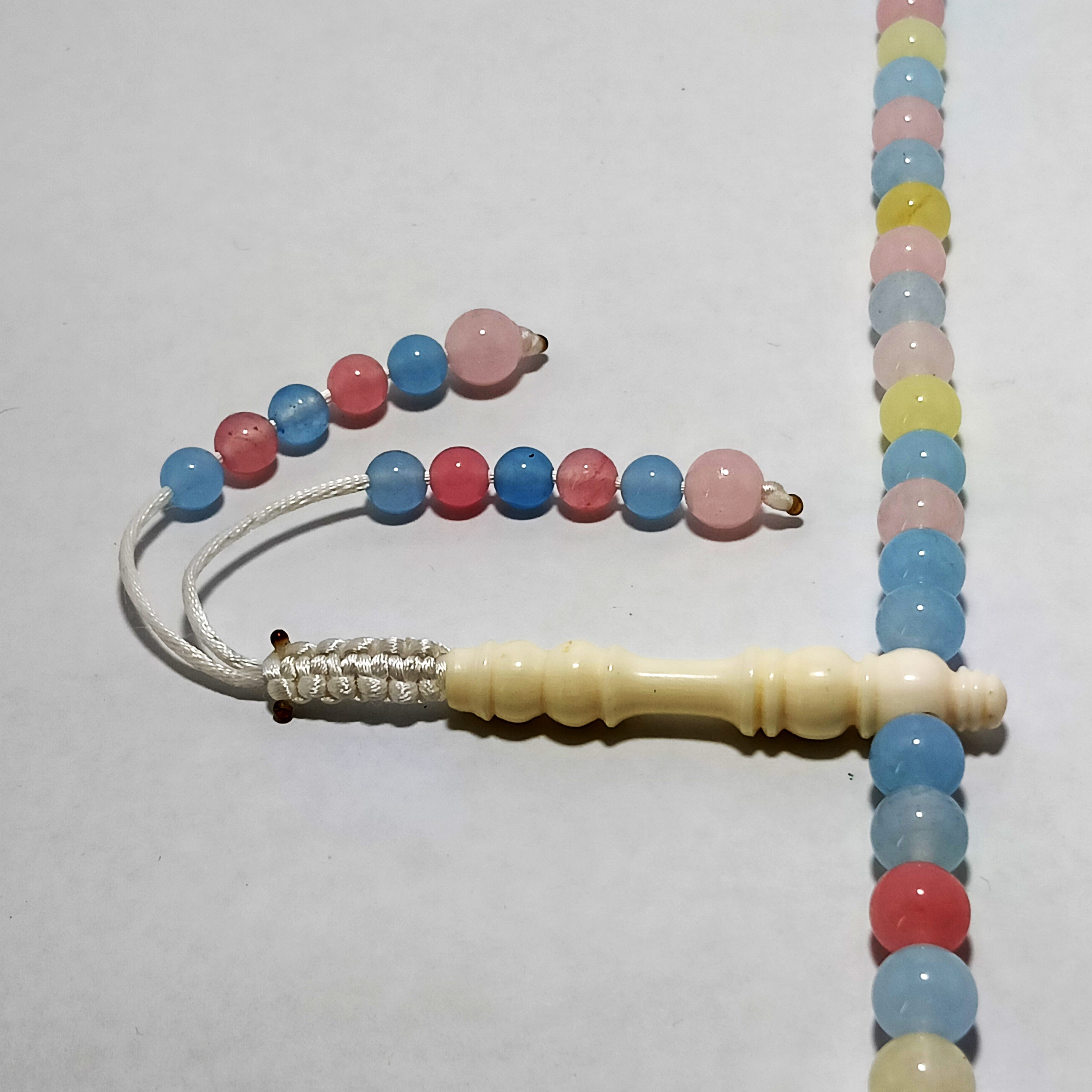 Tasbih Gemstone: Morganite - 99 Beads 2
