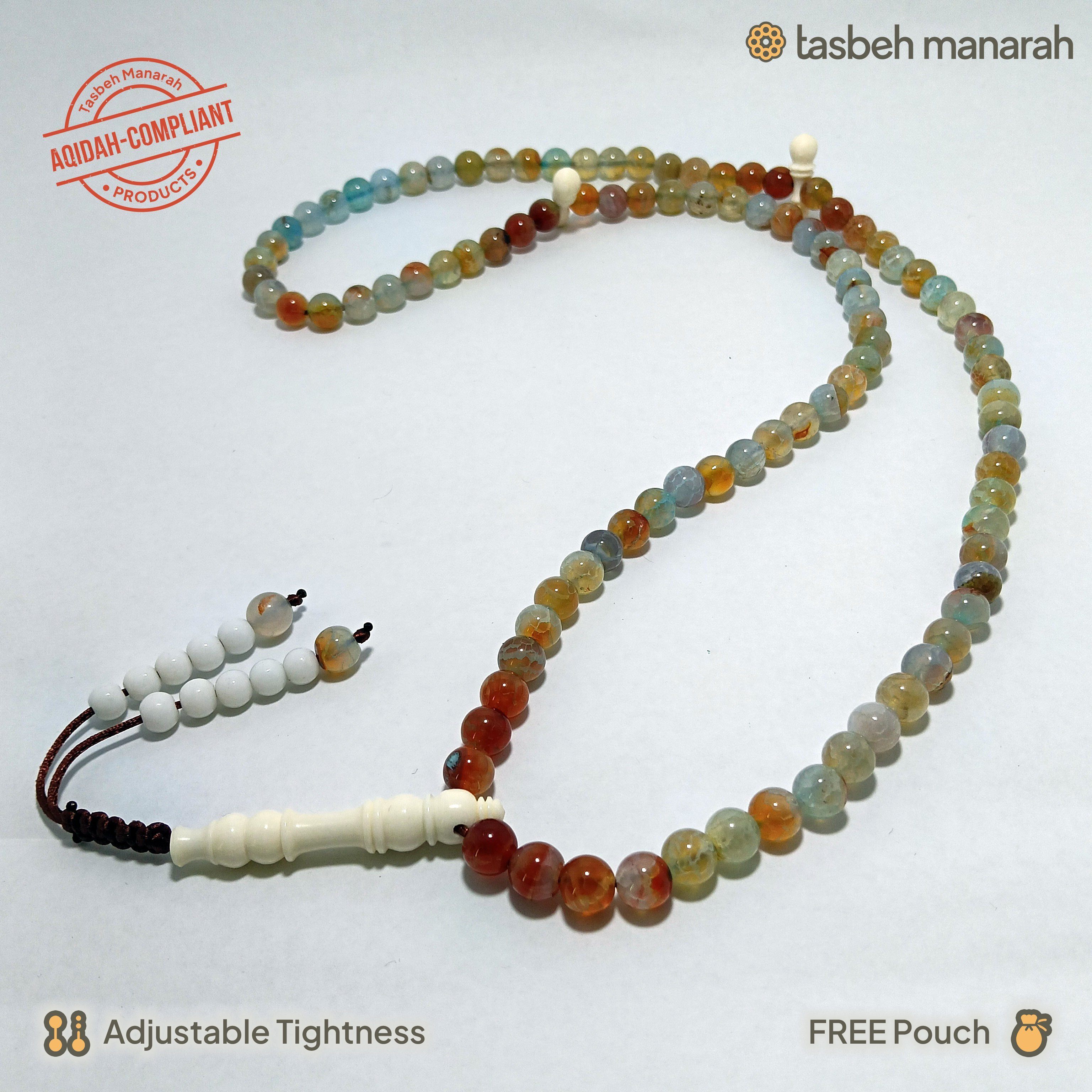 Tasbih Gemstone: Aquamarine - 99 Beads