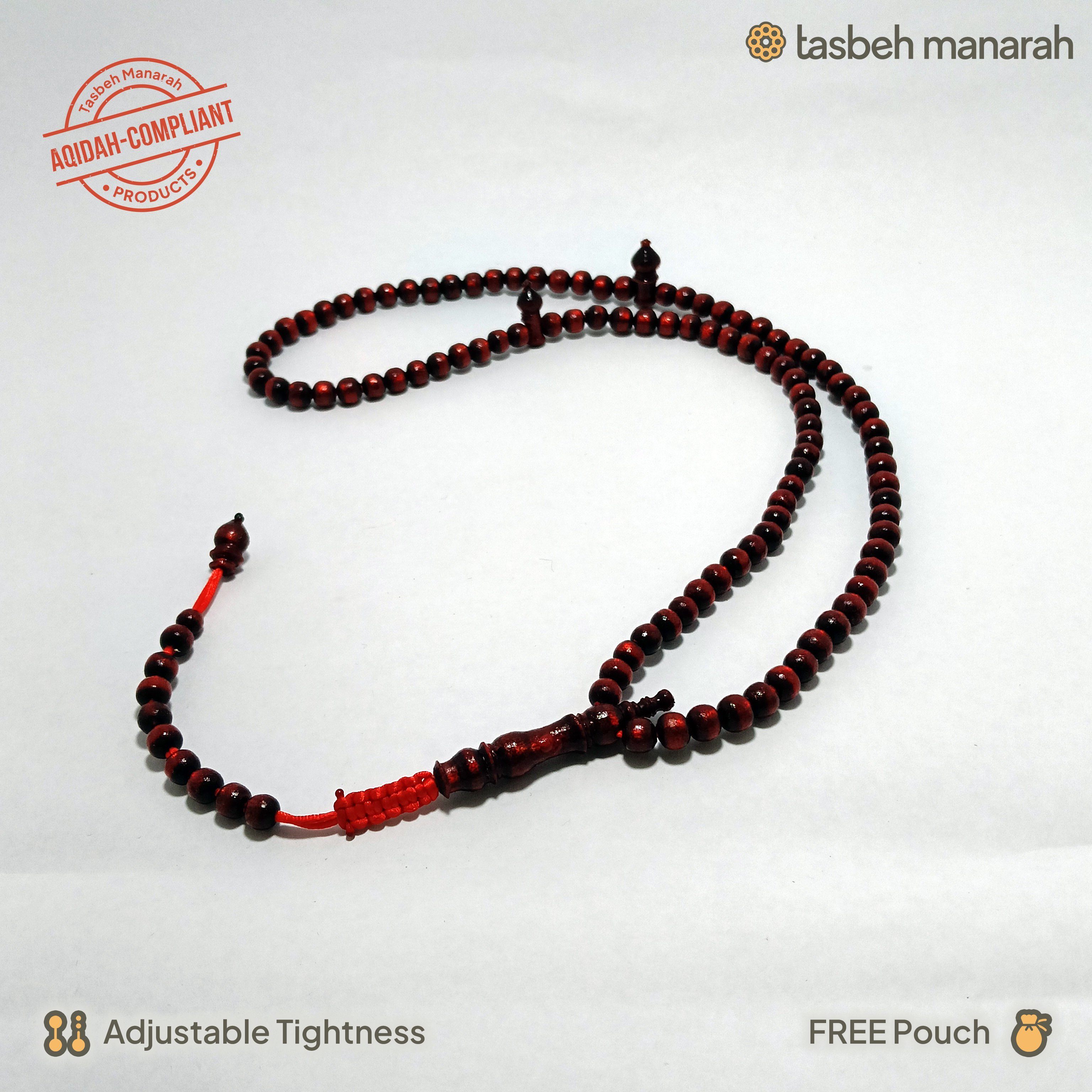 Red Coral Tasbih