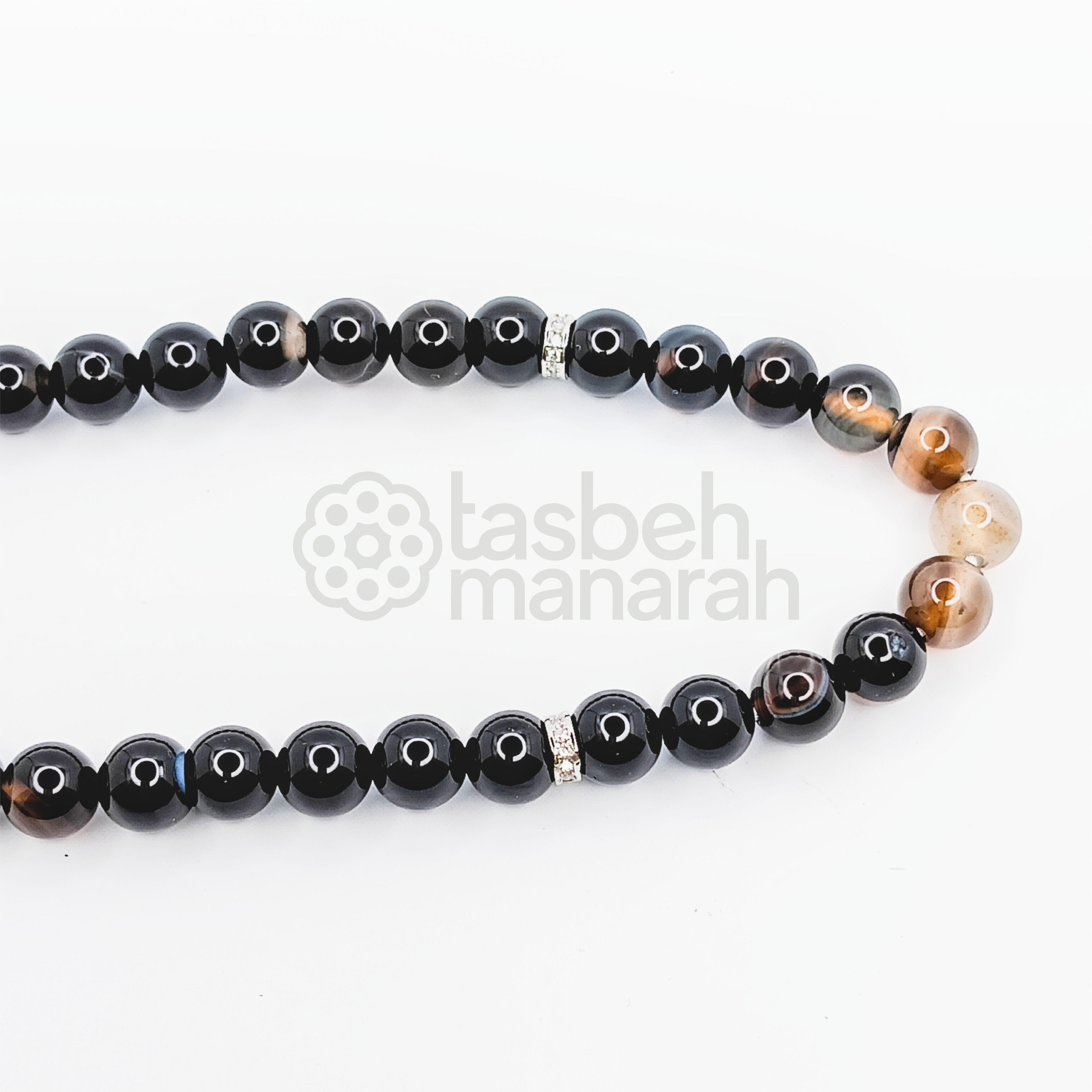 Tasbih Daily Gemstone: Black Onyx - 33 Beads 3