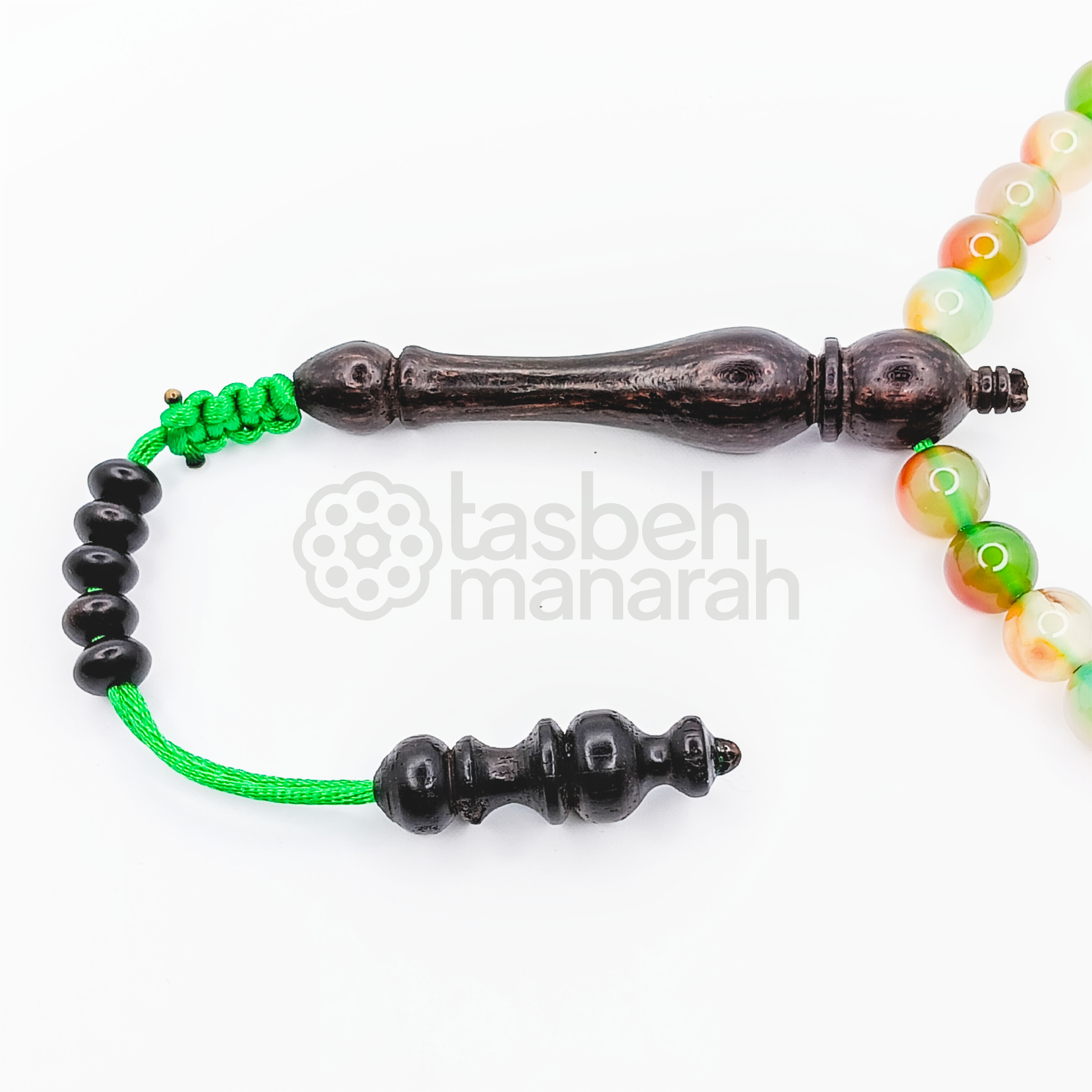 Tasbih Daily Gemstone: Endong Agate - 33 Beads 2