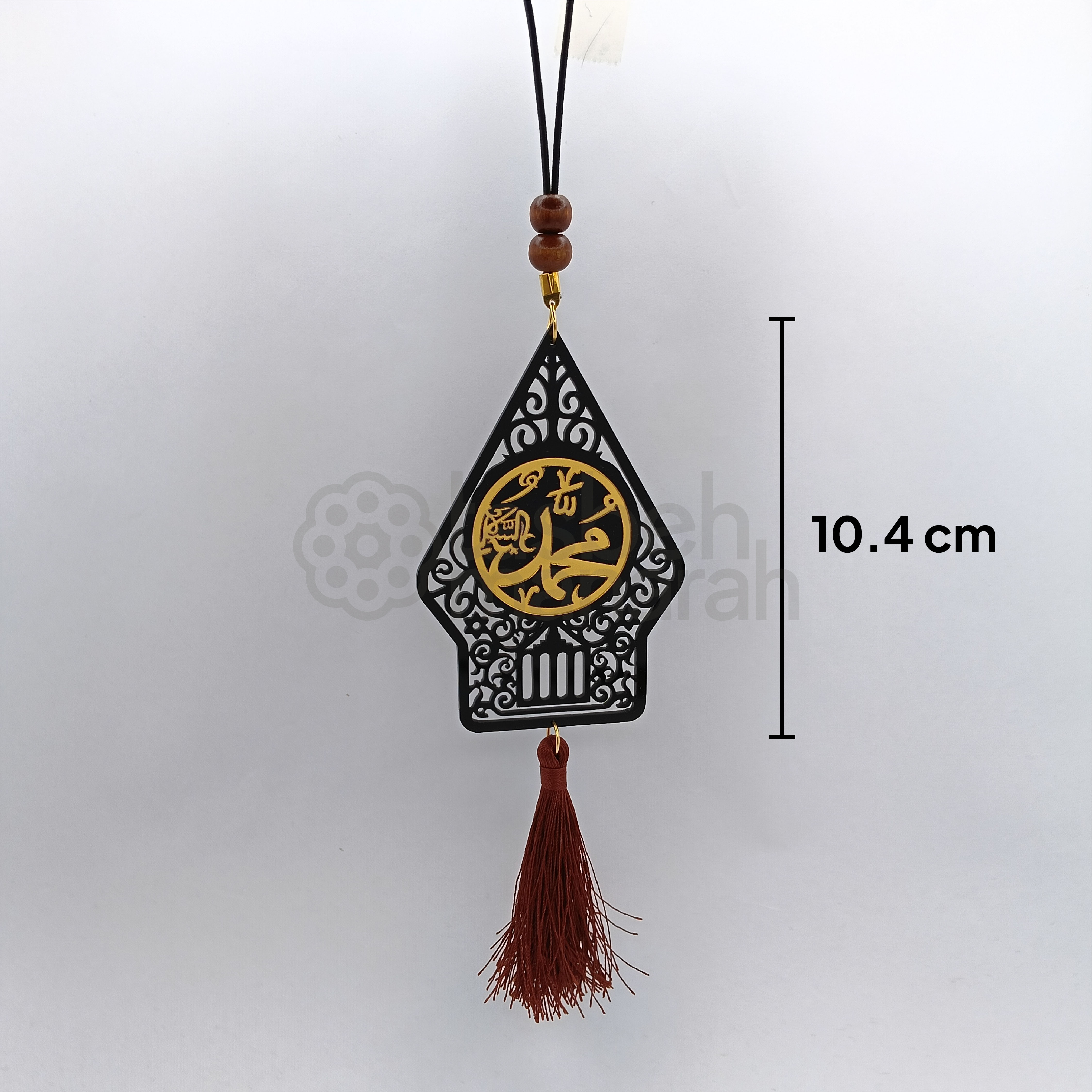 Islamic Car Pendant - Wayang Gold 2