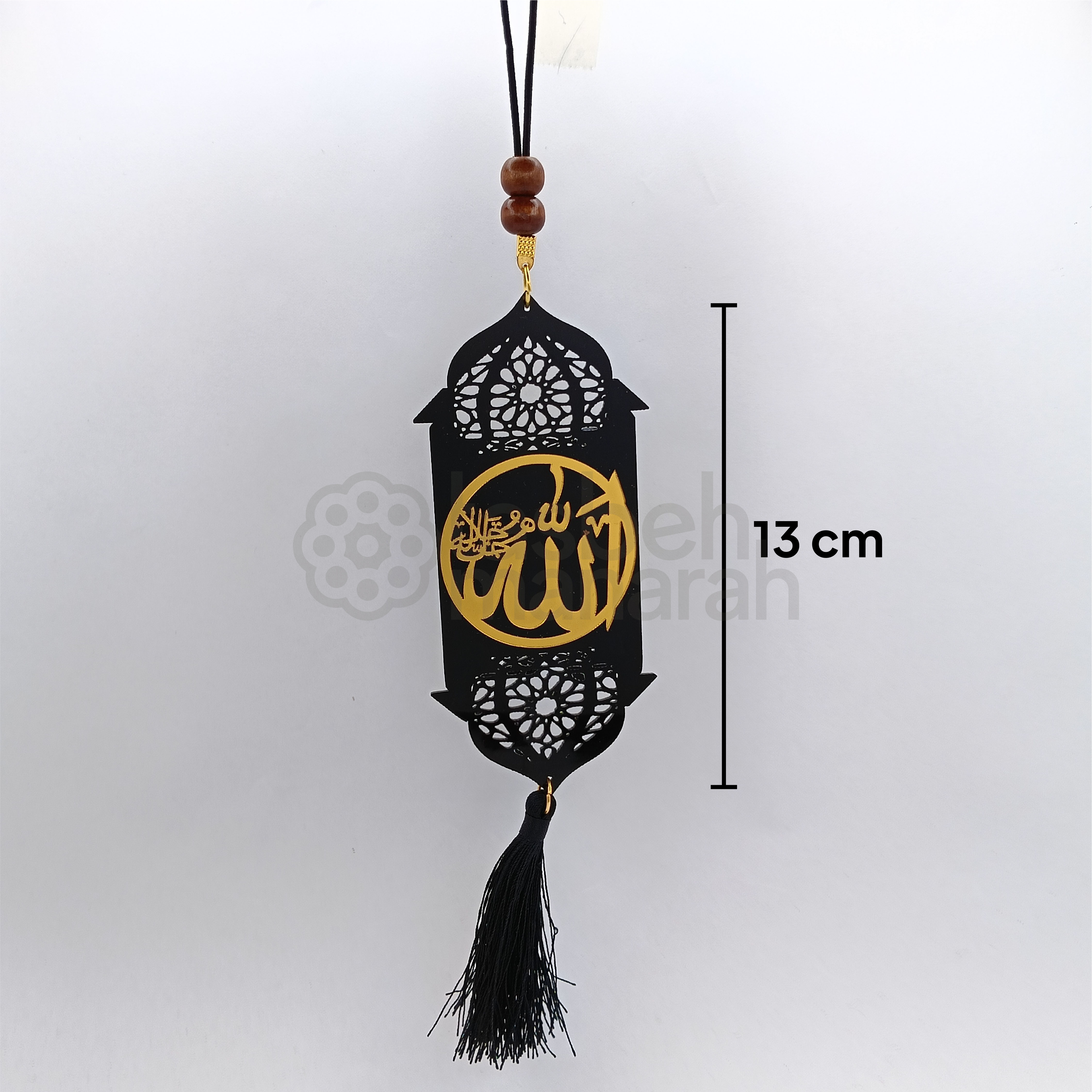 Islamic Car Pendant - Gold Kubah