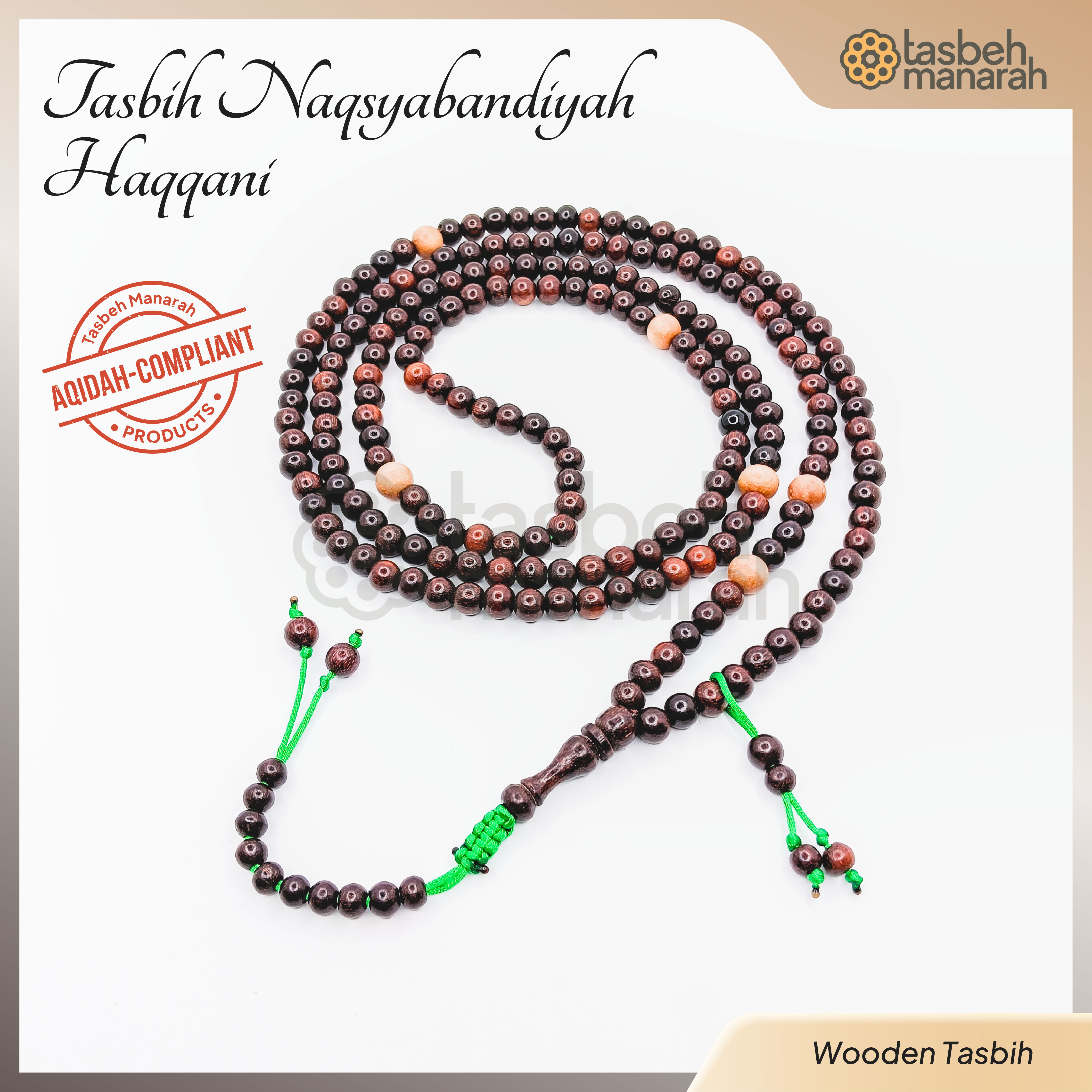 Tasbih Naqsyabandiyah Haqqani - 7 mm, 200 Beads