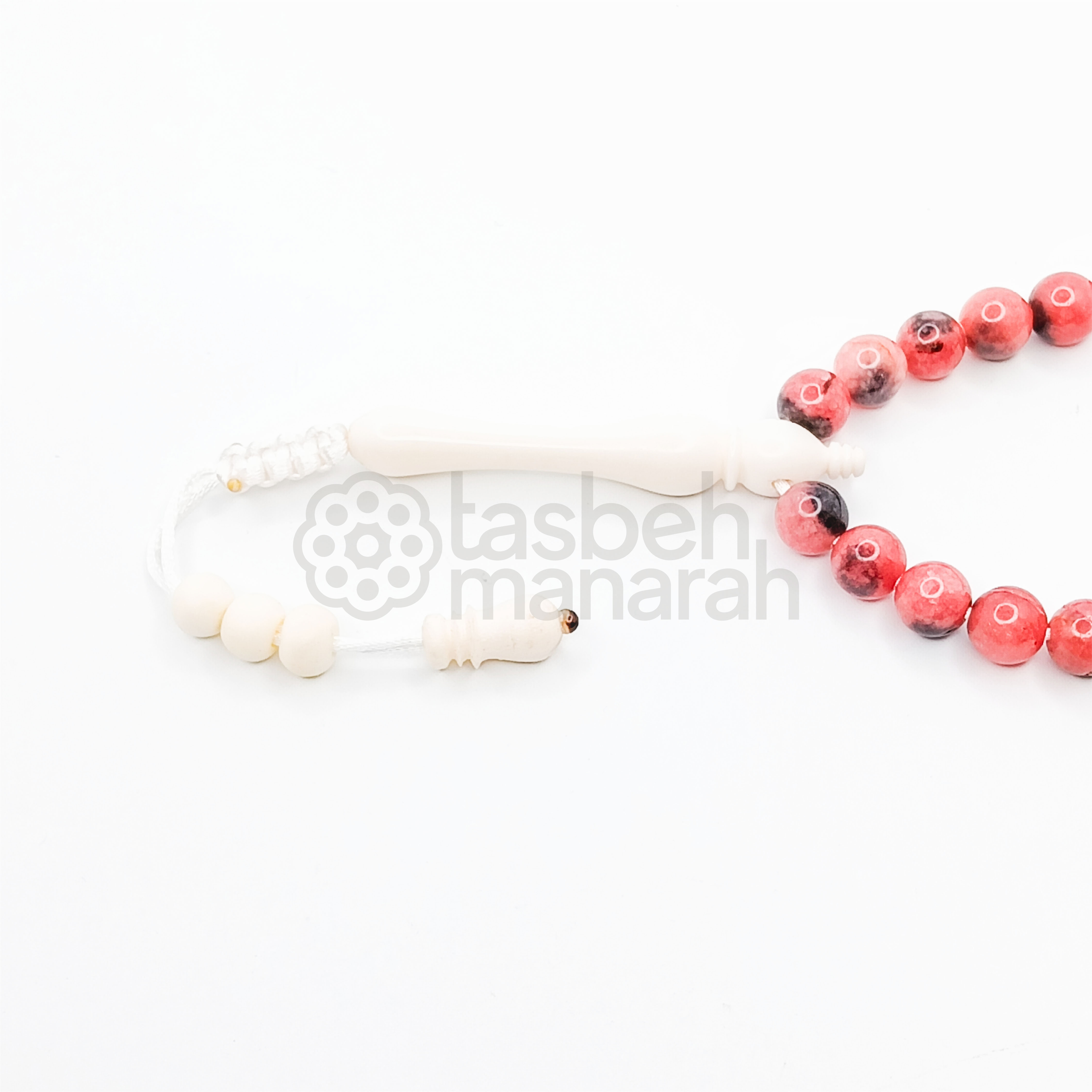 Tasbih Daily Gemstone: Rhodoquartz - 33 Beads 2
