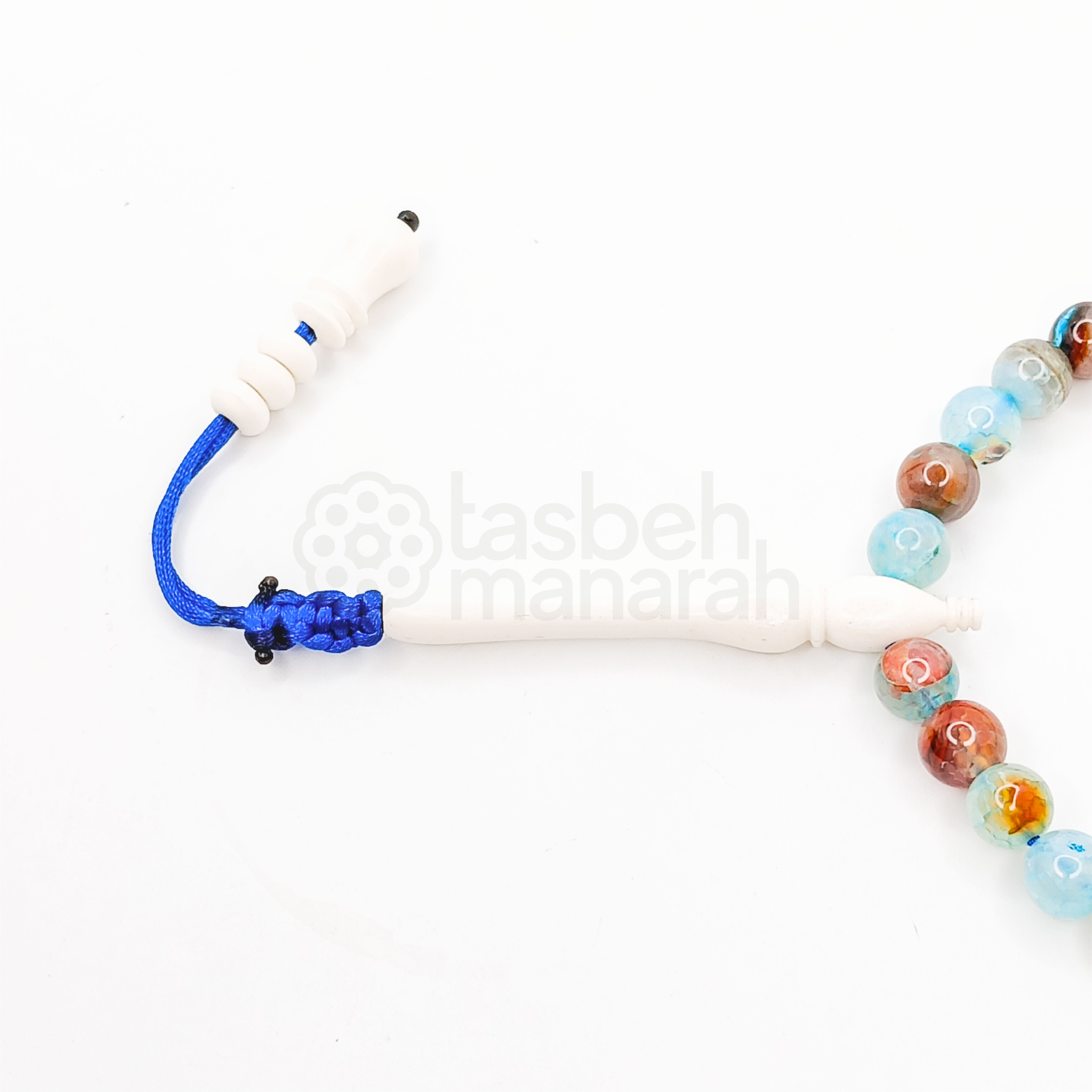 Tasbih Daily Gemstone: Aquamarine - 33 Beads 2