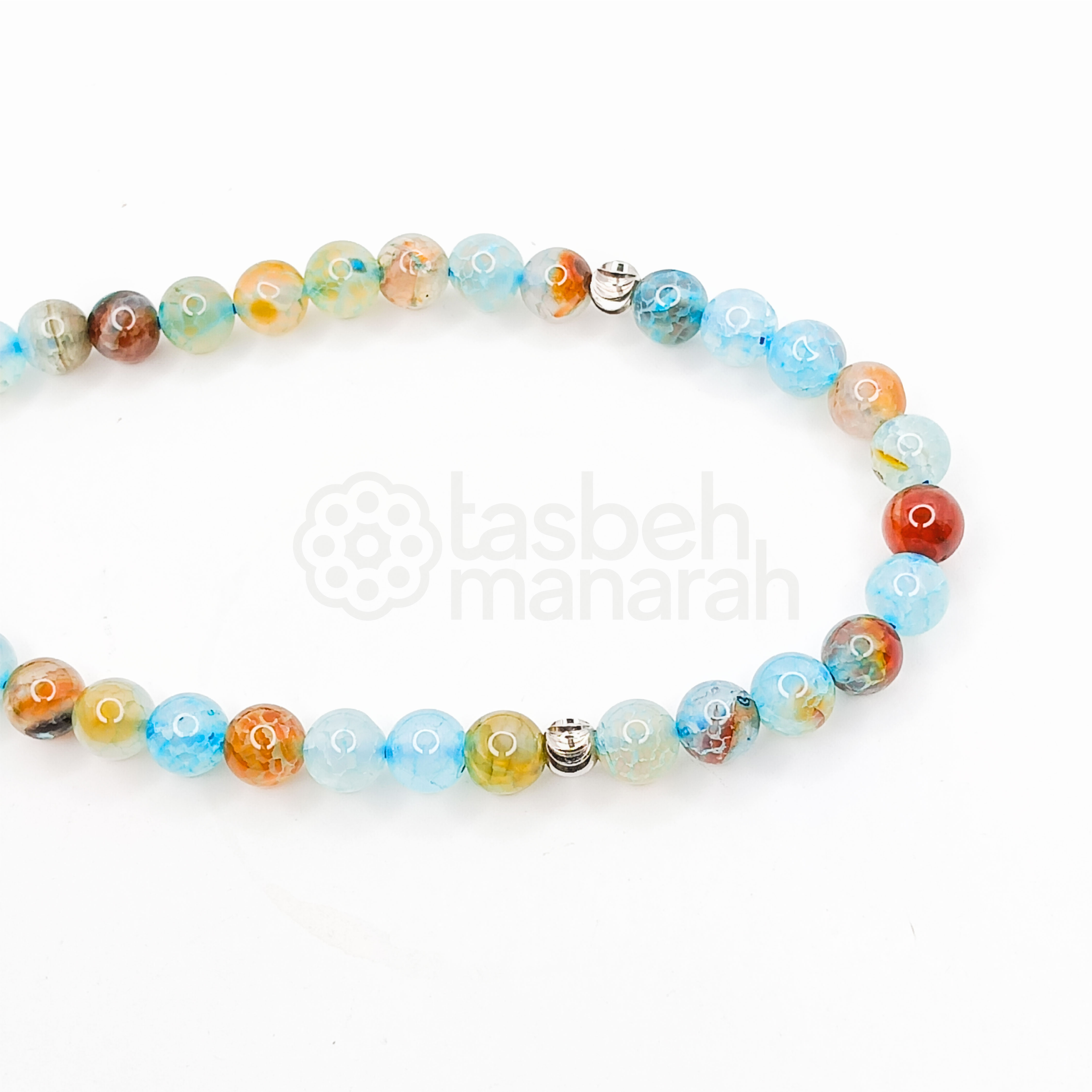Tasbih Daily Gemstone: Aquamarine - 33 Beads 3