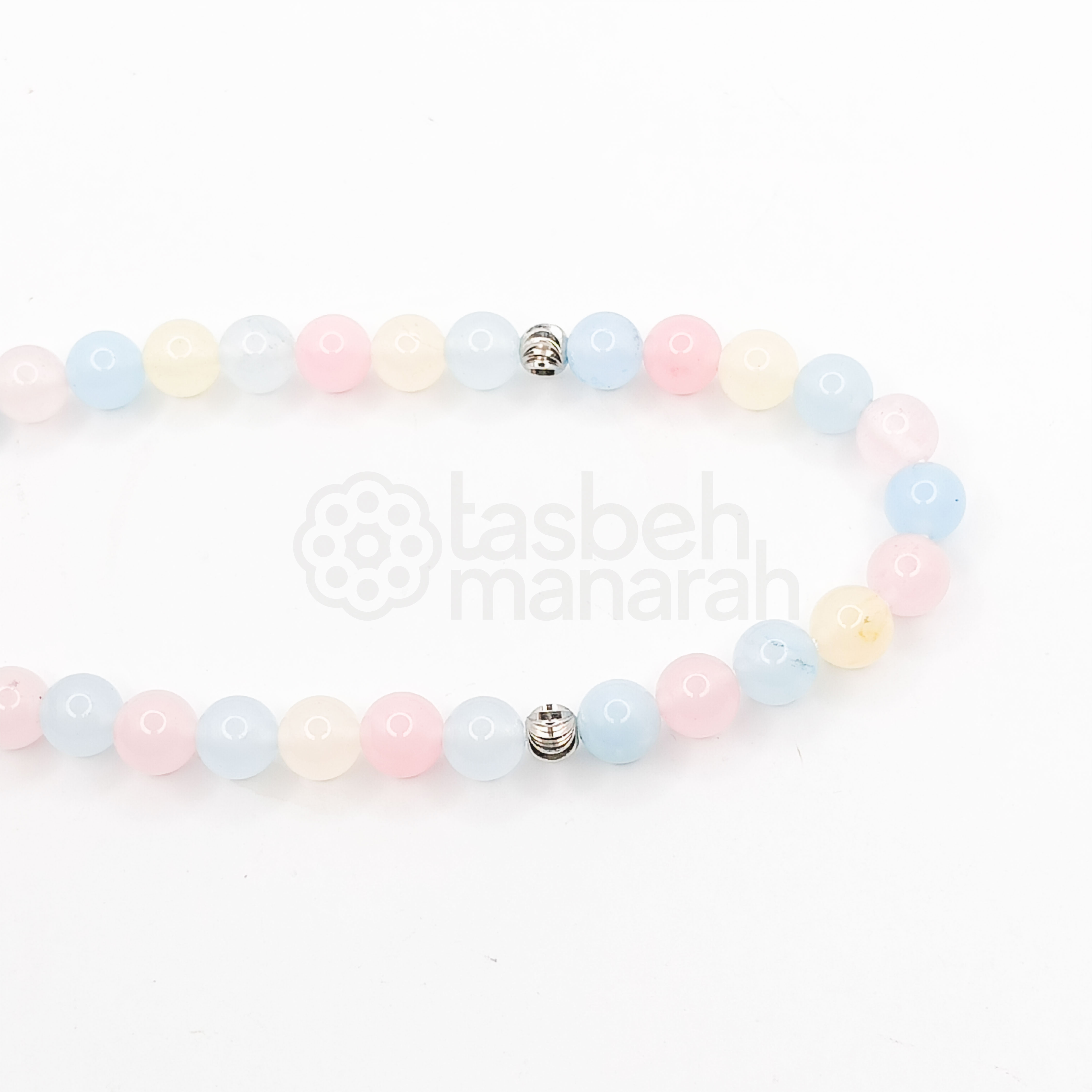 Tasbih Daily Gemstone: Morganite - 33 Beads 3