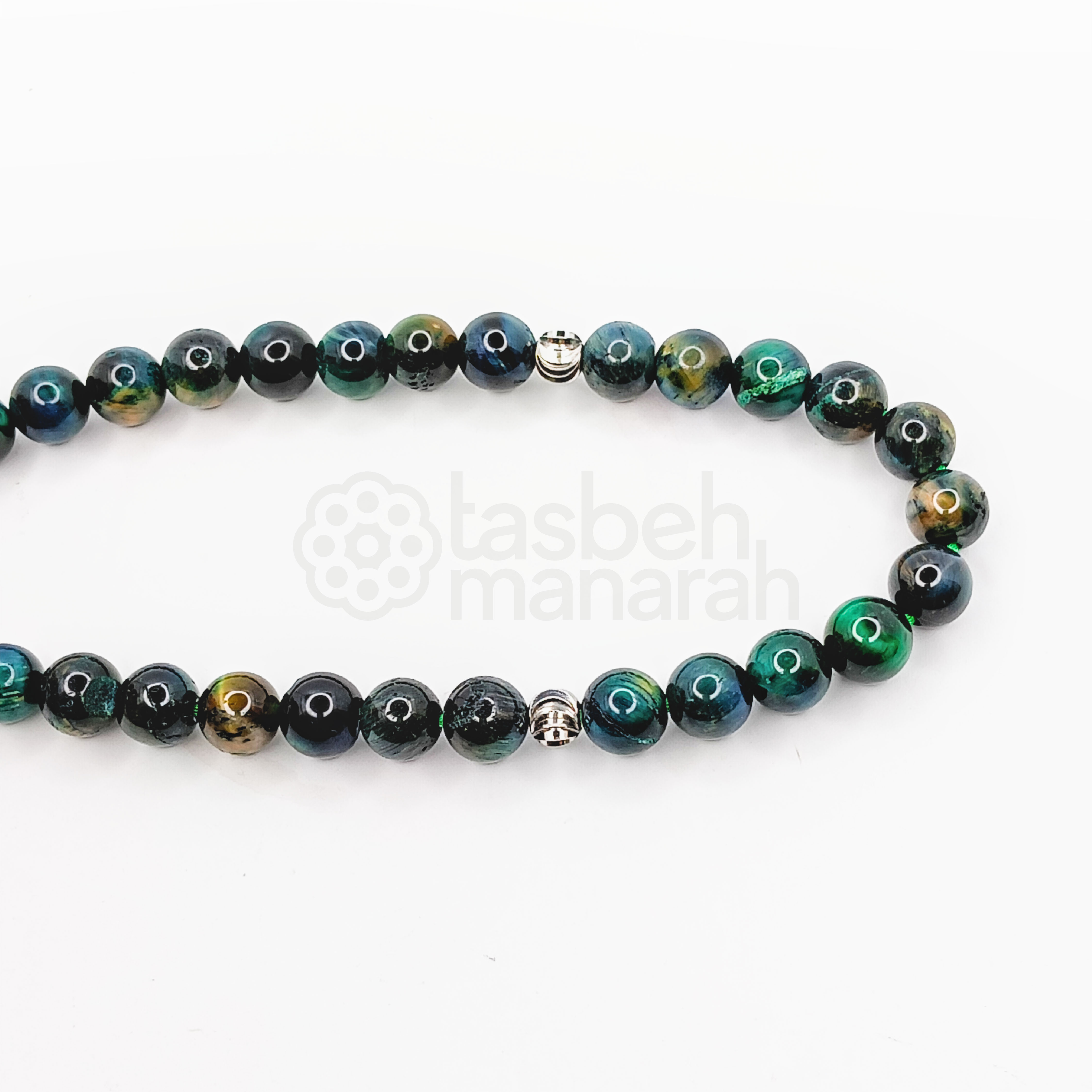 Tasbih Daily Gemstone: Green Tiger’s Eye - 33 Beads 3